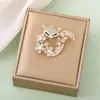 Sentido del Diseño Clase Nicho Pin Elegante para Fijar Ropa Accesorios de Broche de Animal Elegantes Ideas de Regalo Navideño para Mujeres