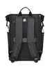 Mochila de Viaje para Commuting de Negocios para Hombres, Mochila Sencilla para Hombres, Gran Capacidad, Resistente al Agua, Mochila para Laptop con Cierre Enrollable