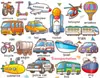 Cortina de Sol com Moinho de Vento Estilo Ins 26 Letras Cortina de Carro de Aprendizagem para Crianças Adsorção Magnética Porta