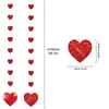 Día de San Valentín Transfronterizo, Festival Qixi, Fiesta de Cumpleaños, Decoraciones de Cinta Cosida en Forma de Corazón, Decoraciones de Arreglo de Boda en Forma de Corazón