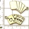 Mezcla de 20 Sombreros Vaqueros Occidentales Dorados Antiguos, Colgantes de Cactus, Pulseras Creativas para Manualidades, Collares, Accesorios de Joyería