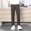 Pantalones Casuales Nuevos para Hombre 2026, Pantalones de Pierna Recta Ajustados de Estilo Otoñal, Pantalones Formales de Negocios para Hombre