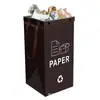 Bolsas de Basura Plegables Resistentes al Desgaste Compuestas Impermeables a Prueba de Fugas Empalmables para Exteriores Transfronterizas para Camping, Picnic, Hoteles y Cocinas Domésticas