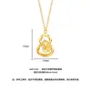 Oro de arena vietnamita imitación oro, juego de calabaza brillante tipo hielo, nuevo conjunto de tres piezas de collar, pendientes y pulsera de alta gama para mujer