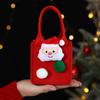 Bolsa de regalo navideña transfronteriza de fieltro, exquisita forma, embalaje navideño, bolsa de fieltro para Navidad.