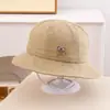 Sombrero Protector Solar Divertido Feliz Letra Niño Estilo Chino Versátil Sombrero Infantil Exportación Bebé de 2 a 6 Años Sombrero de Pescador