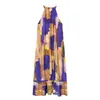 Superventas Transfronterizo de AliExpress 2026 Primavera Nuevo Vestido Casual con Estampado y Cuello Halter para Mujer 3897119