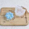 Molde de silicona Guofeng para hornear pudín de flores de hibisco, mousse, pastel, bricolaje, forma de rosa, vela creativa, flor