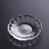 Posavasos de Vidrio Resistente al Calor Estilo Japonés Patrón Martillado Hecho a Mano Transparente Portavasos Aislante Térmico Posavasos Creativo Taza y Platillo