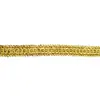 Novedad en Stock Hilo Dorado y Plateado Figura de Ocho Encaje Tejido Especial Estilo Étnico Ropa Falda Zapatos Sombreros Textiles para el Hogar Decoración Accesorios