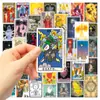 50 Piezas de Pegatinas de Graffiti de Tarot Retro, Taza de Agua, Notas para Maleta, Pegatinas para Casco de Bicicleta de Patineta