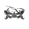 Máscara de Renda Elegante Preta Festa de Halloween Baile de Máscaras Meio Rosto Máscara para Olhos Máscara Veneziana Sexy para Mulheres
