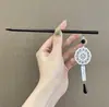 Horquilla Antigua de Imitación de Sándalo de Alta Calidad Broche Elegante para el Cabello Borla de Madera Accesorios para el Cabello Paso a Paso Hanfu Cheongsam