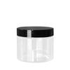 Botella de Plástico Transparente con Tapa de Aluminio Personalizada de 350ml Botella para Alimentos en Crema para Mascotas Mini Frasco Sellado Té de Flores Botella para Nueces