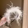 Pinza de Agarre para Cabello con Borla de Mariposa y Pluma Super Hada Diseño de Nicho Sentido Avanzado Pasador Disco para la Parte Trasera de la Cabeza Adorno para el Cabello Pinza de Agarre para el Cabello de Aleación