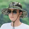 Sombrero de Senderismo para Exteriores, Sombrero de Pescador para Hombre, Sombrero de Pesca con Protección Solar, Sombrero para el Sol, Sombrero de Ala Ancha Estilo Nuevo, Protección UV