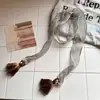 Lenço Longo de Seda de Alta Qualidade Estilo Coreano para Mulheres, Novo Modelo 2026, Lenço Acessório de Gravata Artístico Versátil Estilo Floresta