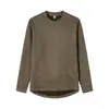 Sudadera unisex de gamuza con cuello redondo y manga larga con diseño de patchwork, novedad otoño 2026, top casual holgado