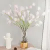 Adornos de Entrada para Sala de Estar Plástico de Simulación Flores Falsas Ramos Venta al por Mayor Decoración de Techo de Boda Diente de León Elegante de Simulación