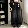 Pantalones para niñas, jeans de mezclilla de otoño, nuevo estilo 2026, colección de primavera y otoño para niños, pantalones de pierna ancha elegantes y modernos