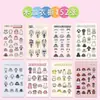 24 Adesivos de Vestir para Guarda-Roupa Mi Plus de Tamanho Grande, Adesivos Educacionais Divertidos para Crianças, Adesivos Simples de Vestir e Criar