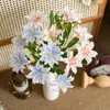 An Xu Lírio de Pétalas Duplas Decoração Buquê de Casamento Parede de Flores de Rosa Flor Artificial INS Transfronteiriço Flor de Simulação Fabricante Casa