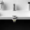 Desagüe Emergente de Cobre Transfronterizo Núcleo de Cobre Tapa de Cobre Gran Desplazamiento Baño Emergente Presionar Lavabo Desagüe Anti-Olor