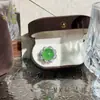 Anillo de Calcedonia con Baño de Plata, Incrustado con Piedra Fluorescente Blanca Hielo de Alta Calidad, Anillo Elegante para Mujer, Piedra Preciosa de Ágata Blanca, Suministro al por Mayor para Transmisión en Vivo