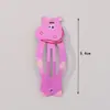 Clip para el pelo de metal con diseño de animal de dibujos animados lindo clip para el pelo de fruta clip bb de color clip para el pelo lindo para niños clip para el borde del flequillo