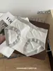 Ropa Interior de Mujer Estilo Coreano Estampado Cremoso Seda de Morera 10A Antibacteriana Sin Costuras Bragas de Mujer Alta Elasticidad que se Ajustan a la Cadera Ropa Interior
