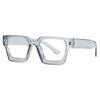 Óculos de Sol Estilosos 2026 com Armação Grossa, Design Quadrado Simples, Moda Retrô, Lentes Planas Modernas