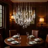 Comercio Electrónico Transfronterizo Exportación Especializada en Iluminación de Ingeniería Personalizada No Estándar, Fábrica de Zhongshan Lámparas de Araña de Cristal, Juegos de Iluminación Completos para Hoteles