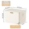 Caja de almacenamiento para snacks y artículos varios caja organizadora de juguetes para el hogar cesta de almacenamiento de plástico engrosado cesta de almacenamiento para armario marco de escritorio