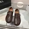 Zapatos Planos de Estilo Retro de Corte Bajo con Punta Dividida para Mujer, Estilo Nuevo Otoño 2026, Hebilla de Cuero, Velcro, Cómodos, Versátiles, Mocasines