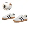 Tênis de Treino Alemão Color Block em Couro Genuíno para Mulheres, Novos Tênis Estilo Retrô Primavera 2026, Tênis Esportivos Emagrecedores, Sapatos Casuais que Aumentam a Altura