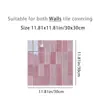 Baño Cocina Piso Pared Impermeable Resistente al Aceite Autoadhesivo PVC Simulación Azulejo 2D Pegatinas Pegatinas de Año Nuevo 2026