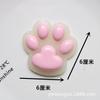 Acessórios de resina diy pata de urso grande cola de creme capa de celular chaveiro decorativo pingente adesivo de geladeira patch