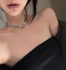Colar Corrente de Metal em Forma de Cobra Doce e Descolado para Meninas Picantes Corrente para Clavícula Celebridade da Internet 2026 Ins Hip-Hop Tendência Acessórios Descolados para Mulheres