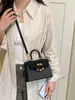 La popular bolsa de mujer de este año, modelo nuevo 2024, es el bolso Kelly para ir al trabajo con textura mate para otoño e invierno, un bolso pequeño cuadrado para hombro y cruzado.