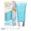 Manicura diy resaltador corporal protección ambiental botella fábrica traje maquillaje de escenario brillo flash facial gel pintado lote