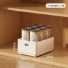 Caixa de Armazenamento Telescópica Cozinha Sala de Estar Armário Caixa de Armazenamento de Temperos Gaveta Dobrável Retangular Cesto de Armazenamento de Mesa para Lanches