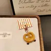Pingente Decorativo Fofo para Massa Alcalina Chaveiro Ornamento de Brinquedo Alimentício Simulado Criativo Pingente Versátil de Resina para Meninas