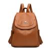 Mochila Casual para Mulheres 2025 Nova Versátil Grande Capacidade Couro Macio Bolsa Escolar para Estudantes Mochila de Viagem ao Ar Livre Bolsa Feminina