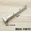 Tienda de ropa colgador tubo cuadrado blanco y negro frontal tres trasero dos laterales ganchos colgadores superficie espejo principal acero inoxidable gancho para ropa de 4 agujeros 5 agujeros