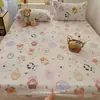 Lençol de Cama de Leite Espesso de Inverno Ajustado Peça Única Quente Cobertura de Lençol de Cama de Coral Fleece Cobertura de Colchão com Veludo Adicional Cobertura Protetora Conjunto de Três Peças