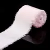 Cinta de Satén con Borde Deshilachado a Mano Cinta para Flores de Mano de Boda Empaque de Caja de Regalo Accesorios para Ropa Sombrero Bolso DIY