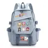 Mochila de mercancía del anime Magical Girl Madoka Magica Kuubi, con Madoka Kaname y Akemi Homura, una mochila escolar estilo 2D para niñas