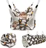 Bolsa de miel musaraña hamaca de doble capa visón cobaya mascota pequeña hamaca de doble capa túnel para mascotas pequeñas hámster nido colgante