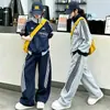 Conjunto Esportivo para Meninas (Kids Grandes) Estilo Primavera/Outono 2026 Novo Estilo Moda para Alunos do Ensino Médio Menina de Outono Roupas de Outono Conjunto Casual de Duas Peças