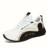 Zapatos Casuales Nuevos, Cómodos, de Suela Blanda, Ligeros, Estilo Coreano, Versátiles Zapatos de Cuero para Hombre, Zapatos Deportivos de Otoño, Moda Transfronteriza para Exteriores